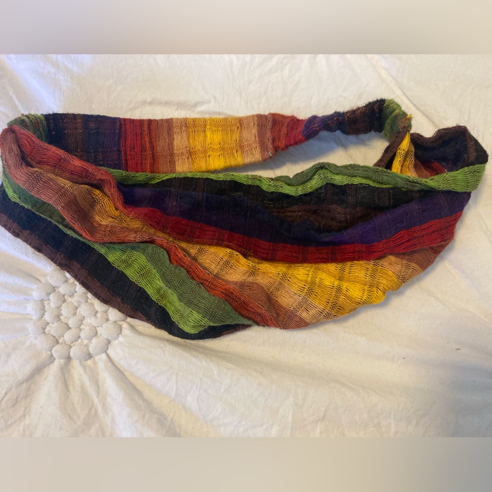 Colorful headband made by hand